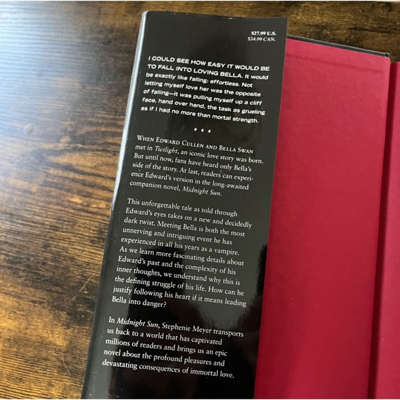 Midnight Sun Hard Cover By Stephanie Meyer- The Twilight Saga N1 - Picture 3 of 5